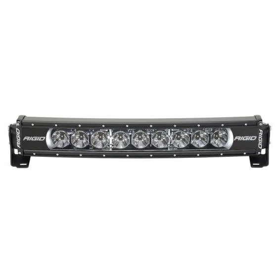 320053 – RIGID IND Light Bar, LED Bulb 20 Inch Length Curved 9 Clear Bulbs Multi Color Option Back Lighting 46 Watt/ ...